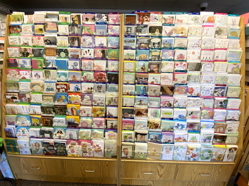 Birthday and greeting cards at Balliet's Family Pharmacy